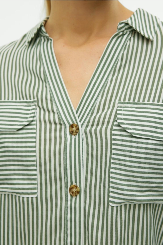 VMBUMPY L/S SHIRT NEW WVN GA NOOS 10275283 CAPULET OLIVE